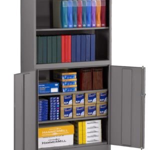 Tennsco (BCD18-72) Storage Cabinet/Bookcase Combination