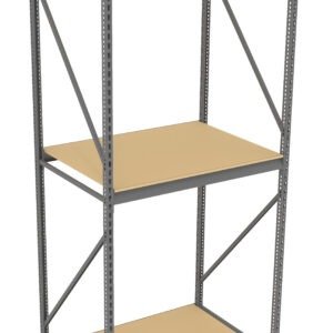 Tennsco (BU-4836120PS) Bulk Storage Rack Starter Unit With Particleboard Decking