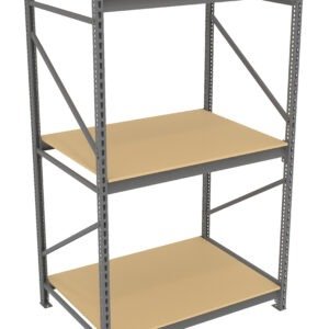 Tennsco (BU-483684PS) Bulk Storage Rack Starter Unit With Particleboard Decking
