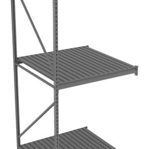 Tennsco (BU-4848120CA) Bulk Storage Rack Adder Unit With Corrugated Decking
