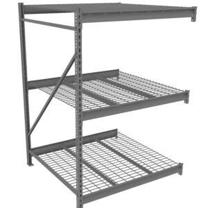 Tennsco (BU-484872WA) Bulk Storage Rack Adder Unit With Wire Decking