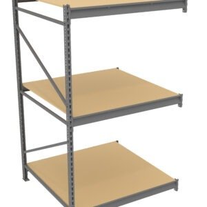 Tennsco (BU-484884PA) Bulk Storage Rack Adder Unit With Particleboard Decking