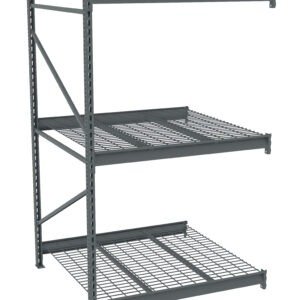 Tennsco (BU-484884WA) Bulk Storage Rack Adder Unit With Wire Decking