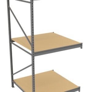 Tennsco (BU-484896PA) Bulk Storage Rack Adder Unit With Particleboard Decking