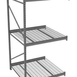 Tennsco (BU-484896WA) Bulk Storage Rack Adder Unit With Wire Decking
