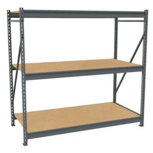 Tennsco (BU-723672PS) Bulk Storage Rack Starter Unit With Particleboard Decking