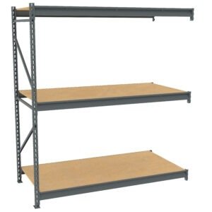 Tennsco (BU-723684PA) Bulk Storage Rack Adder Unit With Particleboard Decking