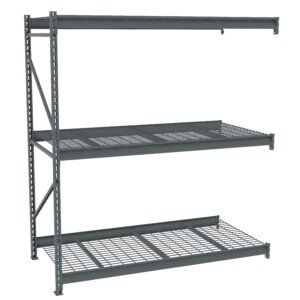 Tennsco (BU-723684WA) Bulk Storage Rack Adder Unit With Wire Decking