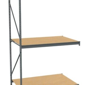 Tennsco (BU-7248120PA) Bulk Storage Rack Adder Unit With Particleboard Decking