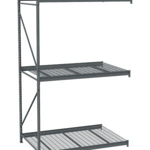 Tennsco (BU-7248120WA) Bulk Storage Rack Adder Unit With Wire Decking