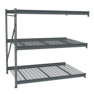 Tennsco (BU-724872WA) Bulk Storage Rack Adder Unit With Wire Decking