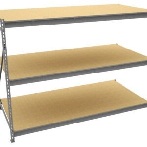 Tennsco (BU-724896PA) Bulk Storage Rack Adder Unit With Particleboard Decking