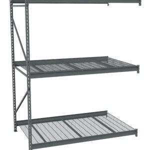 Tennsco (BU-724896WA) Bulk Storage Rack Adder Unit With Wire Decking