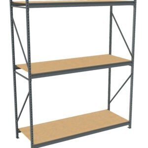Tennsco (BU-9636120PS) Bulk Storage Rack Starter Unit With Particleboard Decking