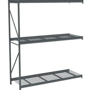Tennsco (BU-9636120WA) Bulk Storage Rack Adder Unit With Wire Decking