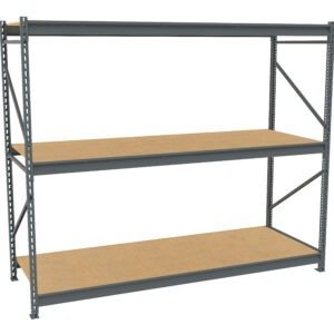 Tennsco (BU-963684PS) Bulk Storage Rack Starter Unit With Particleboard Decking