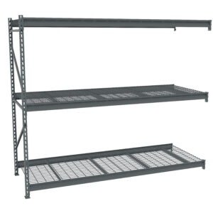 Tennsco (BU-963684WA) Bulk Storage Rack Adder Unit With Wire Decking