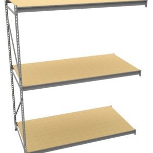 Tennsco (BU-9648120PA) Bulk Storage Rack Adder Unit With Particleboard Decking