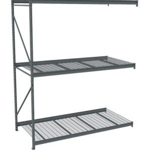 Tennsco (BU-9648120WA) Bulk Storage Rack Adder Unit With Wire Decking
