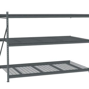 Tennsco (BU-964872WA) Bulk Storage Rack Adder Unit With Wire Decking