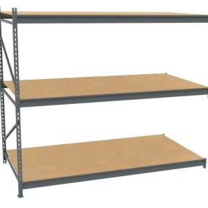Tennsco (BU-964884PA) Bulk Storage Rack Adder Unit With Particleboard Decking