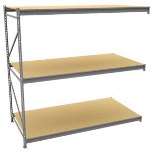 Tennsco (BU-964896PA) Bulk Storage Rack Adder Unit With Particleboard Decking