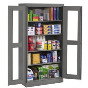 Tennsco (CVD1470) Standard Counter High Cabinet with C-Thru Doors (Unassembled)