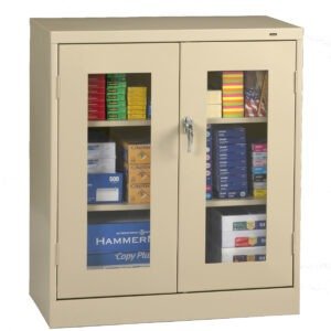 Tennsco (CVD4218) Standard Counter High Cabinet with C-Thru Doors (Assembled)