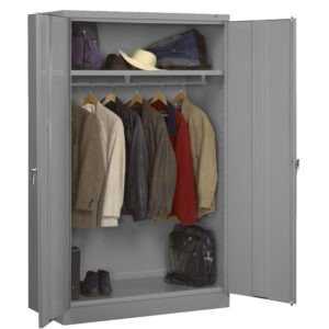 Tennsco (J2478A-N-W) Jumbo Wardrobe Cabinet (Unassembled)