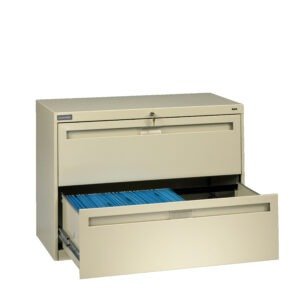 Tennsco (LPL3624L20) 2 High Lateral Files With Fixed Drawer Fronts