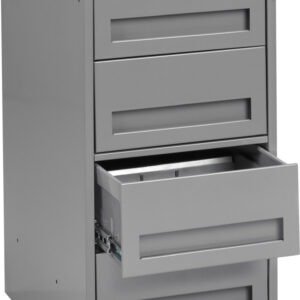 Tennsco (MD-1524) 4 Drawer Pedstal