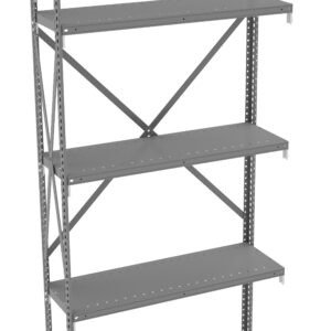 Tennsco (QOH5-3612AB) 5 Shelf Q-Line Shelving Open Adder Unit - 20 Gauge