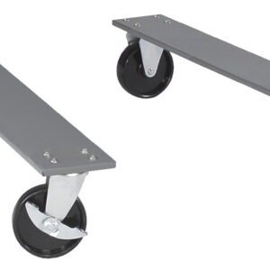 Tennsco (WBCK-3036) Workbench Caster Kit for 30"w x 36"d Legs - Two Fixed/Two Swivel