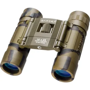 BARSKA (AB10119) 10x25mm Lucid View Compact Binoculars, Camo