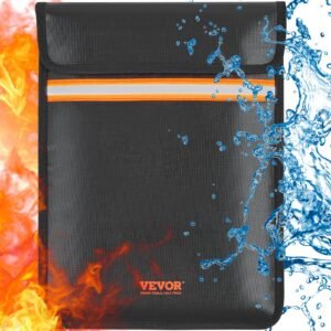 VEVOR YX20230216-004 Fireproof Document Bag, 15"x11"