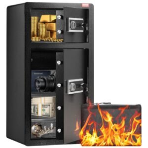VEVOR SS-830SM Double Door 5.5 cu.ft Safe Bo