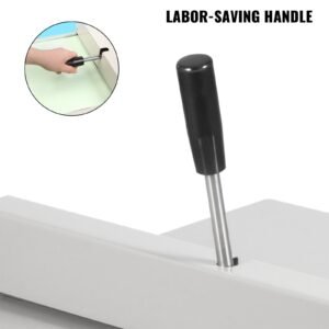 VEVOR Manual Creaser 18Inch 460mm Creasing Machine High Gloss Covers Heavy Duty Creaser with 2 Magnetic Block for A4 Paper Card