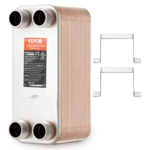 VEVOR EATB28-50 Heat Exchanger, 5"x 12" 50 Plates