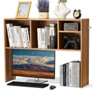 VEVOR KLBS-01 Desktop Bookshelf Black Desktop Storage Organizer