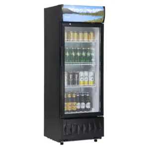 VEVOR XLS-215WG Commercial Merchandiser Refrigerator, 6.8 Cu.Ft / 195L