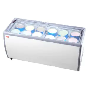 VEVOR RI-560DC Commercial Ice Cream Display Case