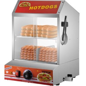 VEVOR RGG-001 Hot Dog Steamer, 27L/24.52Qt