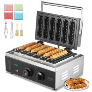 VEVOR HT-119 6PCS Commercial Waffle Stick Maker