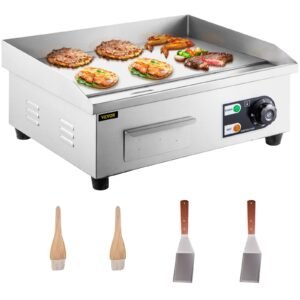 VEVOR LD-450 Commercial Electric Griddle, 18"