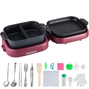 VEVOR TKM-P10 2 in 1 Electric BBQ Pan Grill Hot Pot
