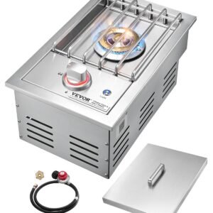 VEVOR GSB1L Single Grilling Side Burner for Outdoor 17,000BTU