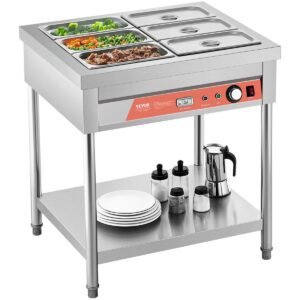 VEVOR SKT1/3*6 6 x 1/3 Pans Commercial Food Warmer