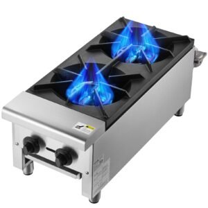 VEVOR GHP-212 Commercial Gas Range Stove 2 Burners