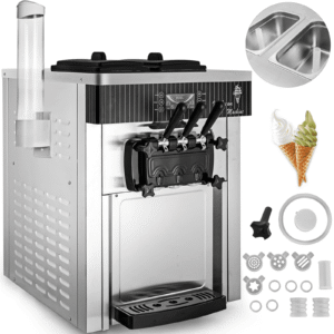 VEVOR YKF-8218T Commercial Ice Cream Machine 5.3 to 7.4Gal per Hour