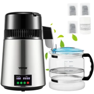 VEVOR YMK40208 1.1 Gal Water Distiller, 0.3 Gal/H, 750W